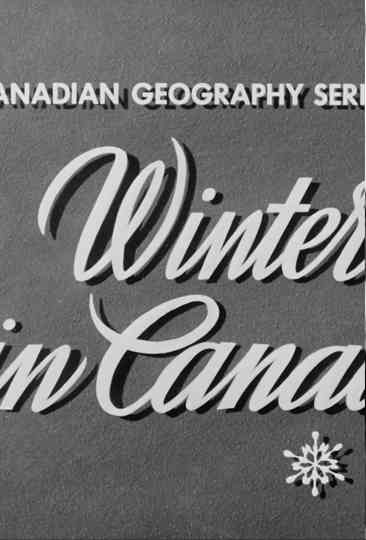 Winter in Canada Poster