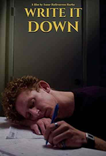 Write It Down Poster