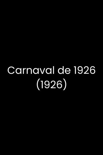 Carnaval de 1926