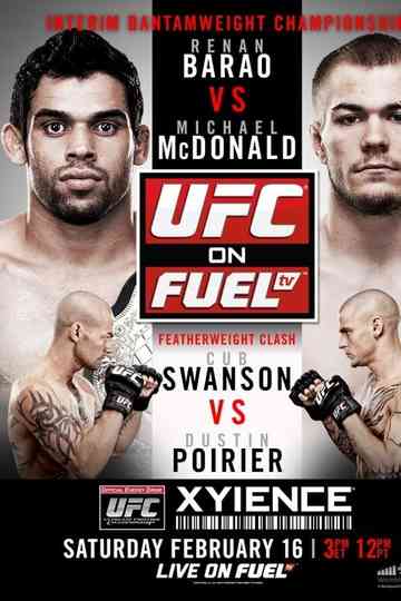 UFC on Fuel TV 7 Barao vs McDonald poster