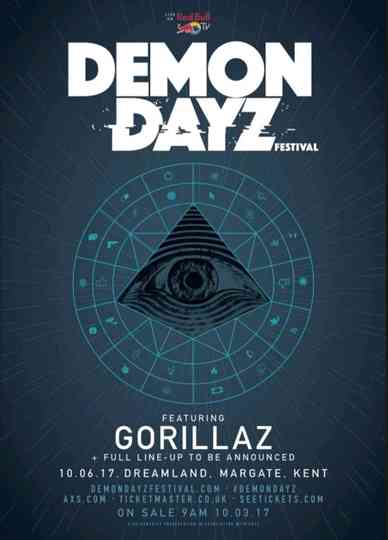 Gorillaz: Demon Dayz Festival Poster