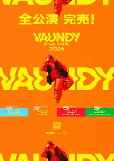 Vaundy DOME TOUR 2026 SILENCE Poster