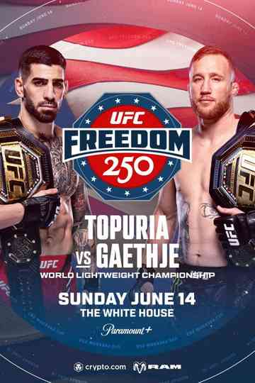 UFC Freedom 250: Topuria vs. Gaethje Poster