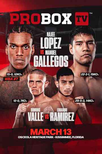 Najee Lopez vs. Manuel Gallegos Poster