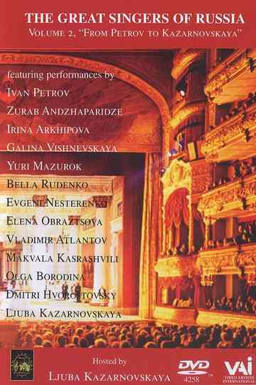 The Great Singers of Russia - Volume 2 Poster
