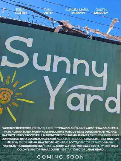 Sunny Yard Poster