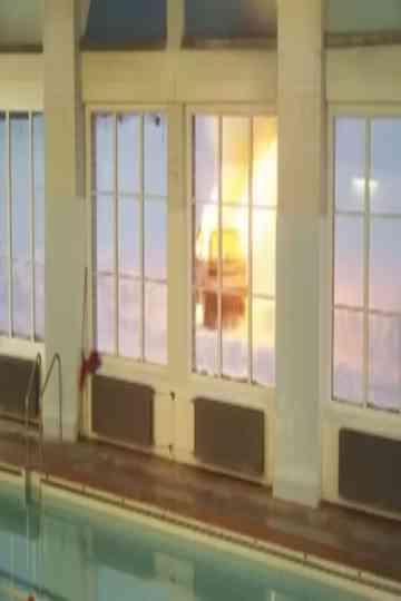 Swimming in the pool after using a bottle of vodka Poster