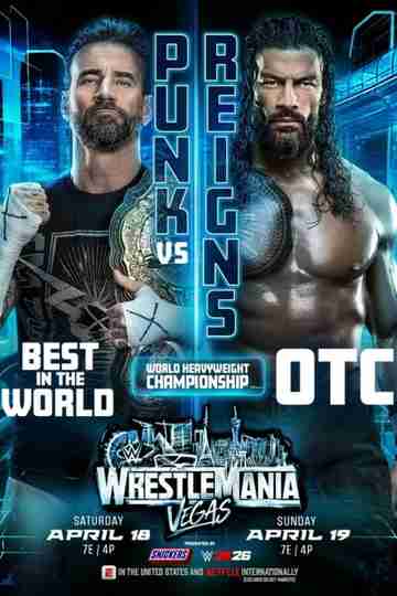 WWE WrestleMania 42 - Sunday Poster