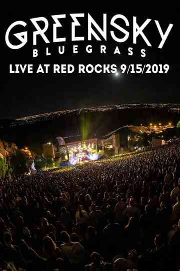 Greensky Bluegrass & Billy Strings Live at Red Rocks Poster