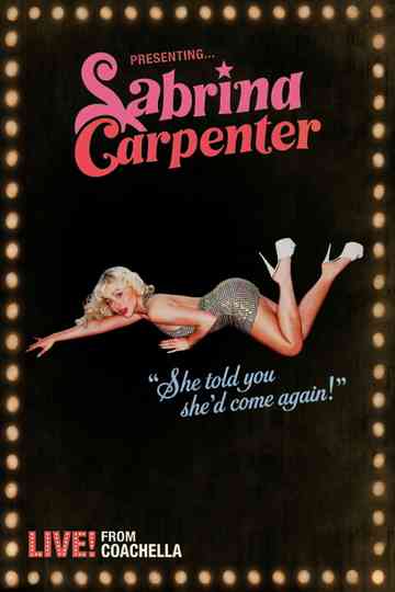 Sabrina Carpenter Live! From Coachella Poster