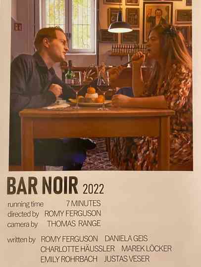 Bar Noir Poster