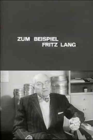 For Example Fritz Lang Poster