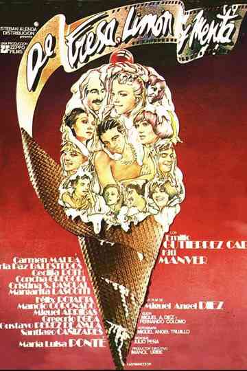 Strawberry, Lemon and Mint Poster