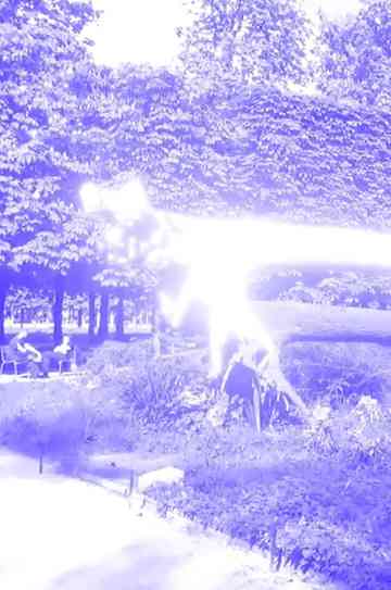 Bleu subjectif Poster