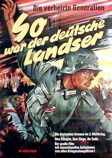 So war der deutsche Landser Poster