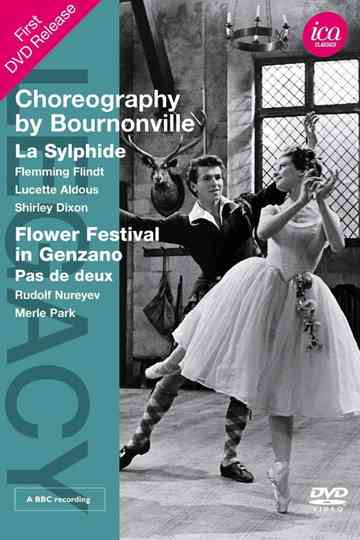 Bournonville's La Sylphide and Flower Festival Poster