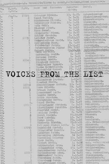 Voices from the List Poster