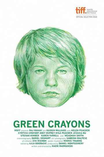 Green Crayons Poster