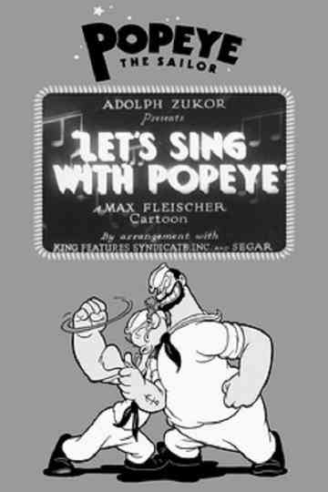 Lets Sing with Popeye Poster