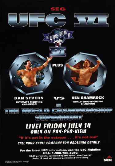 UFC 6: Clash Of The Titans Poster