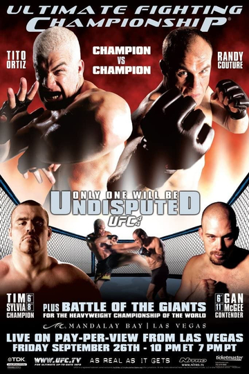 UFC 44 Undisputed Poster