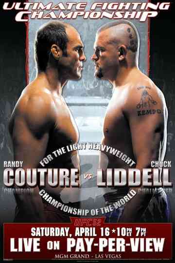 UFC 52 Couture vs Liddell 2 Poster