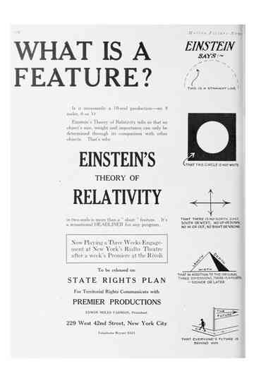 The Einstein Theory of Relativity Poster