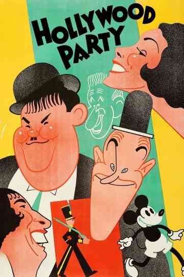 Hollywood Party Poster
