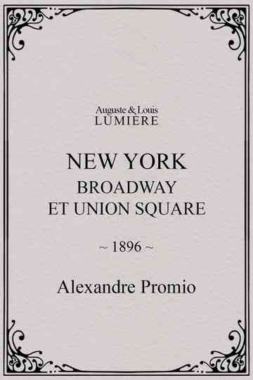 New York Broadway at Union Square Poster