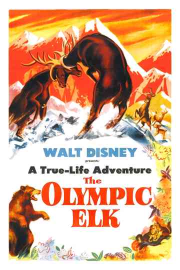 The Olympic Elk Poster