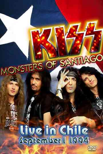 Kiss 1994 Live Santiago de Chile Poster