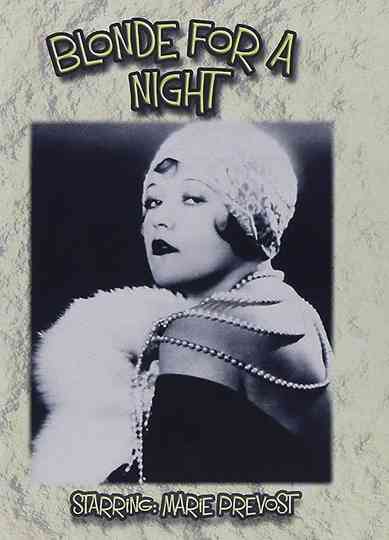 A Blonde for a Night Poster