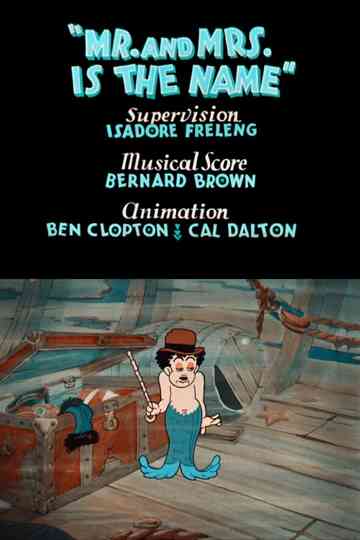 Mr. and Mrs. Is the Name Poster