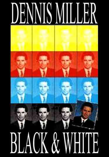 Dennis Miller Black and White Poster