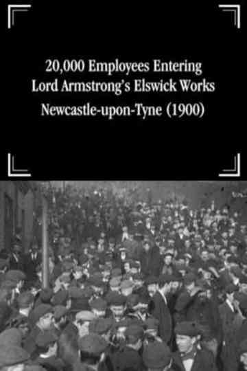 20,000 Employees Entering Lord Armstrong's Elswick Works, Newcastle-upon-Tyne poster