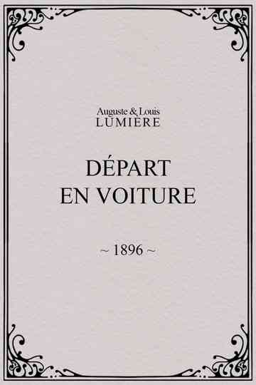 Départ en voiture Poster