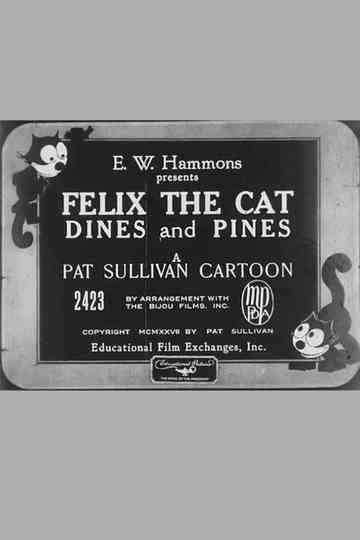 Felix the Cat Dines and Pines Poster