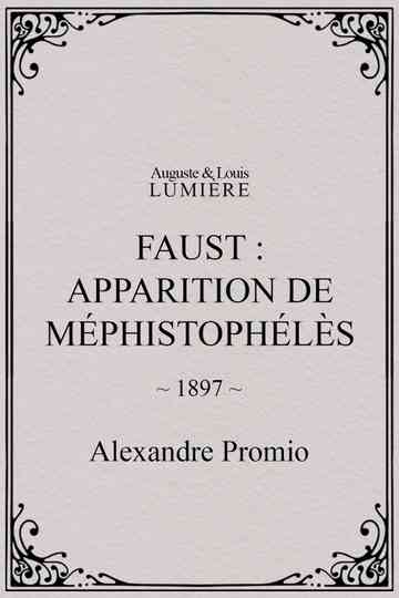 Faust : apparition de Méphistophélès Poster