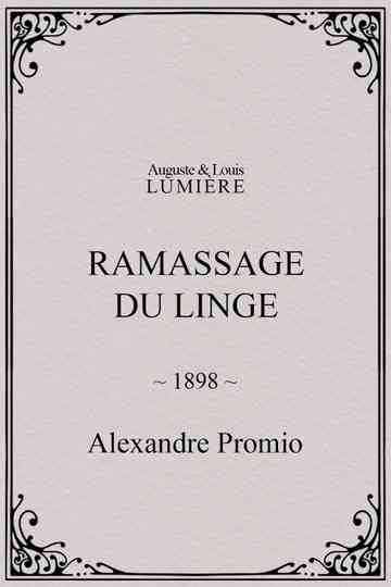 Ramassage du linge Poster