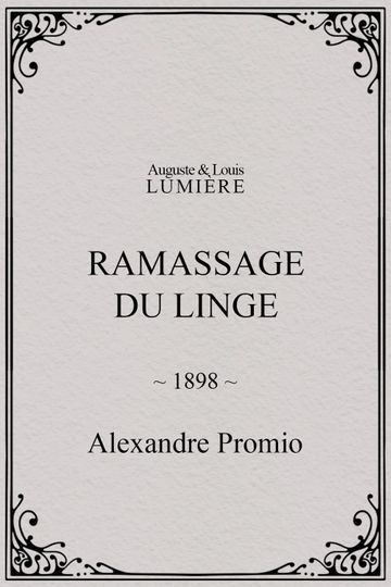 Ramassage du linge