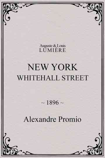 New York Whitehall Street Poster