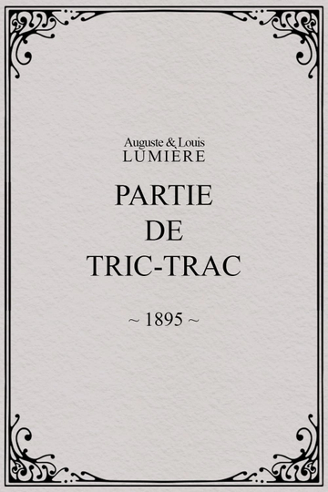 Partie de trictrac