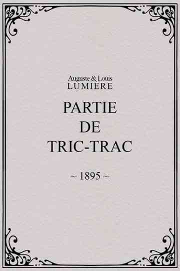 Partie de trictrac