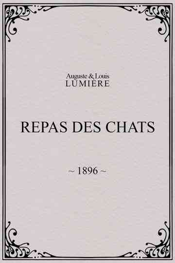 Repas des chats Poster