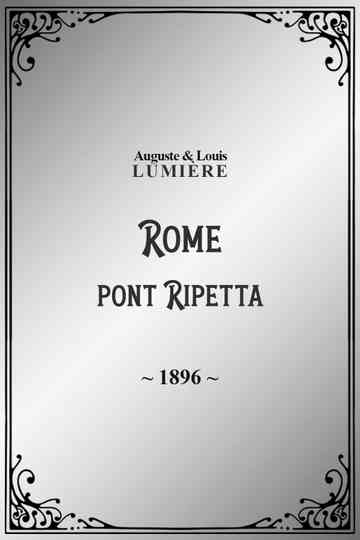 Rome pont Ripetta poster