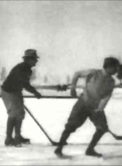 Hockey Match on the Ice Poster