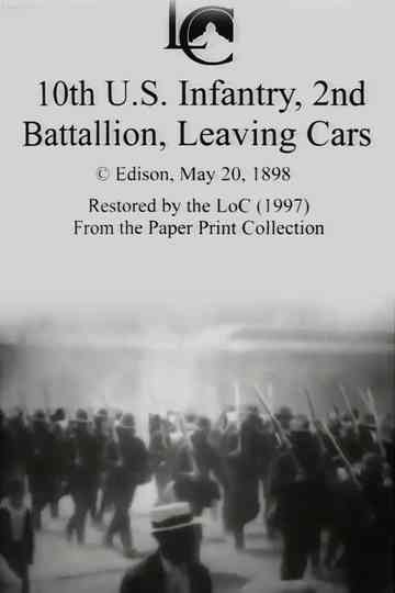 10th US Infantry 2nd Battalion Leaving Cars Poster