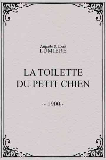 La toilette du petit chien