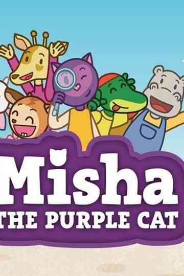 Misha the Purple Cat Poster