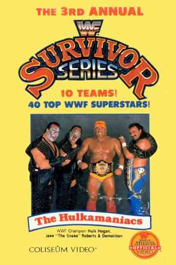 WWE Survivor Series 1989 poster